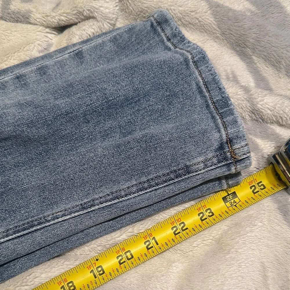 A179.   Lovervet Light Blue Distressed Straight Leg Jeans